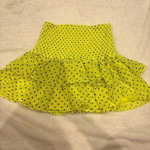 WAYF mini skirt smocked so cute